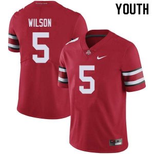 Youth Ohio State Buckeyes #5 Garrett Wilson Red Nike NCAA College Football Jersey Supply LPK4844MZ